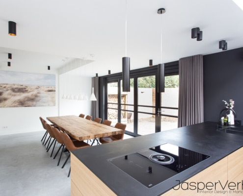 industriele uitstraling betonvloer keuken