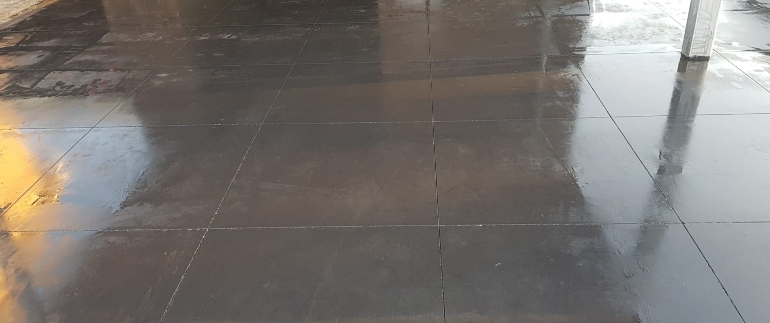 Woonbeton voor terras in Boekel