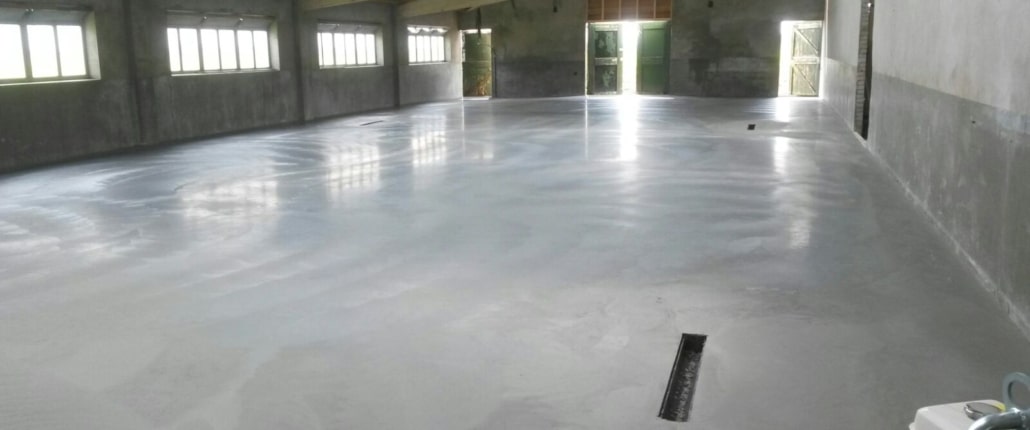 Verschillende diktes bij een betonvloer Verschillende diktes bij een betonvloer