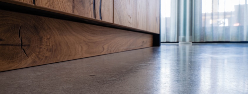 woonbeton vloer 1 cm onder peil