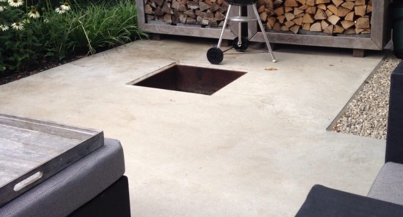 terras van woonbeton